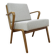 Fauteuil de Selman Selmanagic pour VEB Deutsche Werkstätten Hellerau, 1950