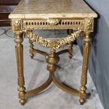 Console Table in Golden Wood, Louis XVI style – 2nd part 19th century