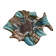 Vide-poche poisson Vallauris – céramique bleue – années 1970
