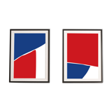 Red & blue