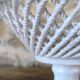 Fruit bowl in woven ceramic