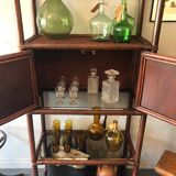 Bamboo and rattan bookcase 70s-80s