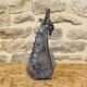 Zoomorphic glazed ceramic flower holder by Jean-Claude Raybaud