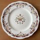 6 large antique dessert plates in Longchamp earthenware