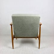 Vintage Danish Light Green Armchair, 1970s
