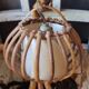 Paire d'appliques rotin vintage