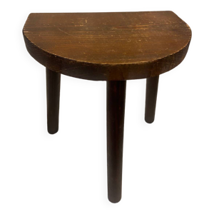 Tabouret bois tripode - 20e