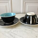 Duo of lunches Digoin Sarreguemines 50s