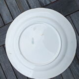 Plat rond longchamp velars en terre de fer
