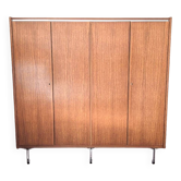 Vintage Scandinavian teak wardrobe, Teak wardrobe from the 60s and 70s