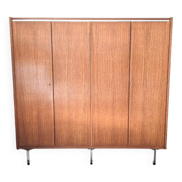 Vintage Scandinavian teak wardrobe, Teak wardrobe from the 60s and 70s