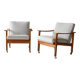 Pair of vintage Scandinavian armchairs by Ferd. Lundquist Göteborg