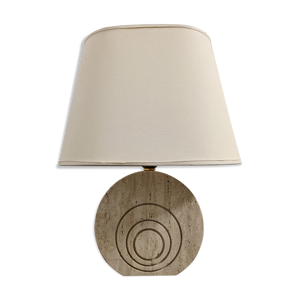 Lampe en travertin des