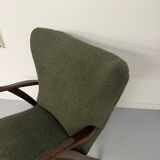 Set of 2 wing chairs in Scandinavian design from the 1960s.