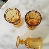 Set of 6 wine glasses Ambers