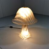 Peill & Putzler glass mushroom table lamp, Germany