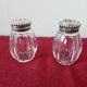 Salt and pepper "CHRISTOFLE" in solid silver in their original box, 1950.