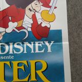 Affiche cinéma originale Walt Disney 1974 Peter Pan 60X160cm
