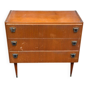 Commode scandinave Mid-Century - tiroirs