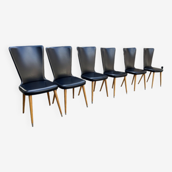 Set de 6 chaises Baumann modèle essor