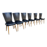 Set de 6 chaises Baumann modèle essor