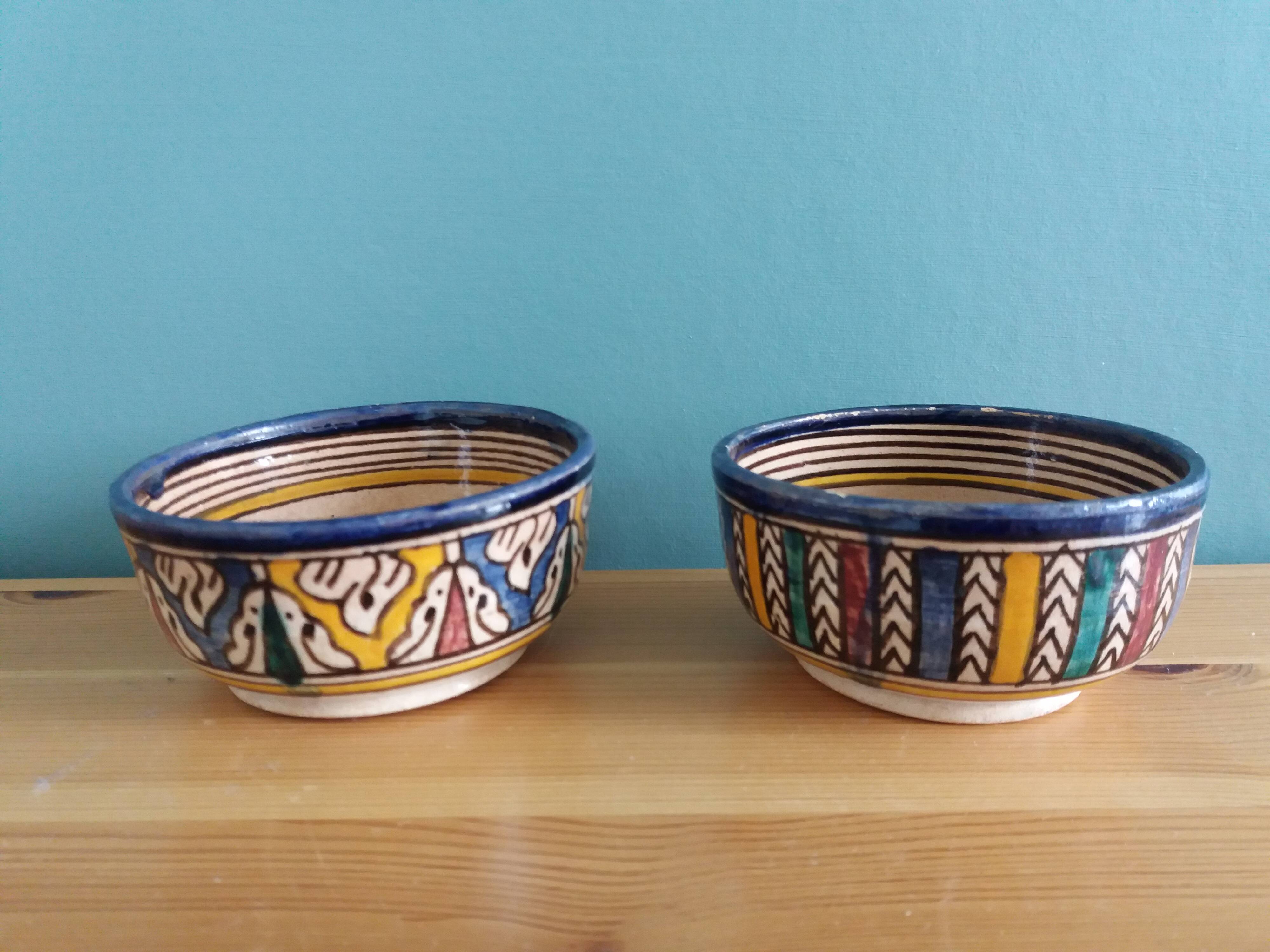 Moroccan bowls and cups