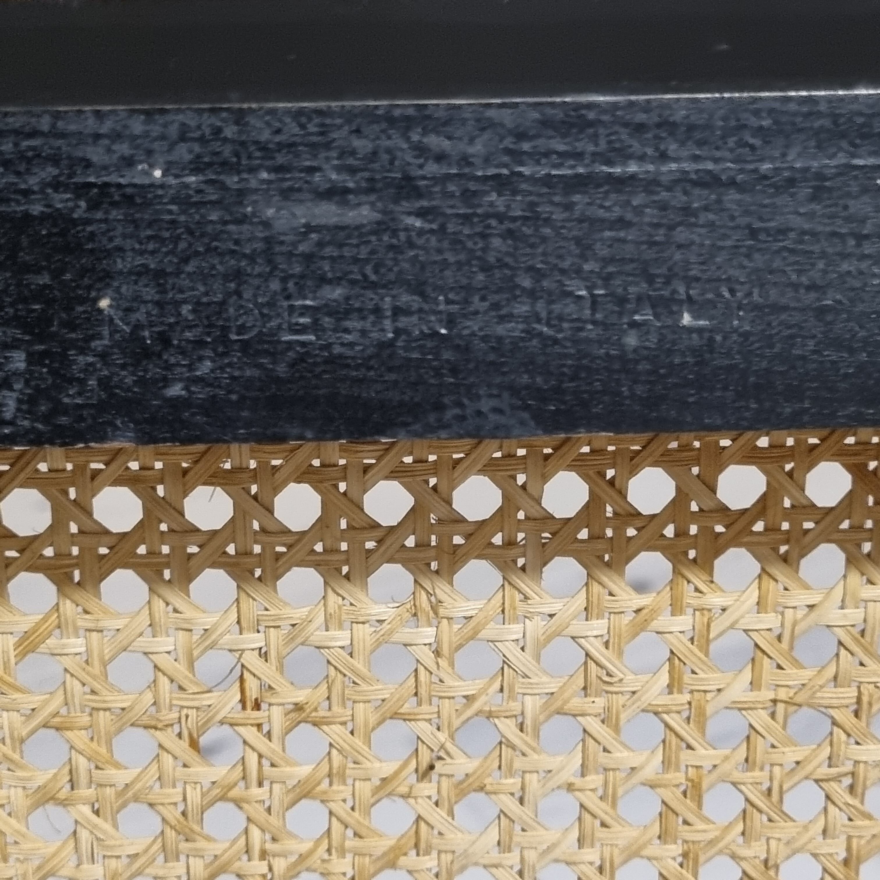 Armchair Cesca B64 black and wicker