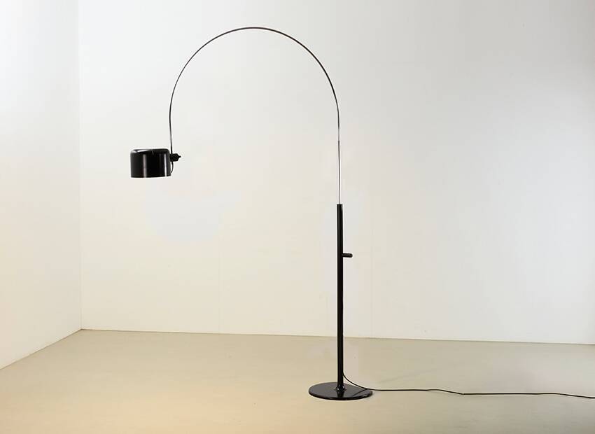 Joe Colombo Arched Coupe Floor Lamp for Oluce Italy 1967