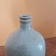Vase, bouteille, soliflore en grès émaillé vert, Fred Ferry