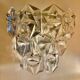 Kinkeldey applied crystal glass chrome structure, 1970s