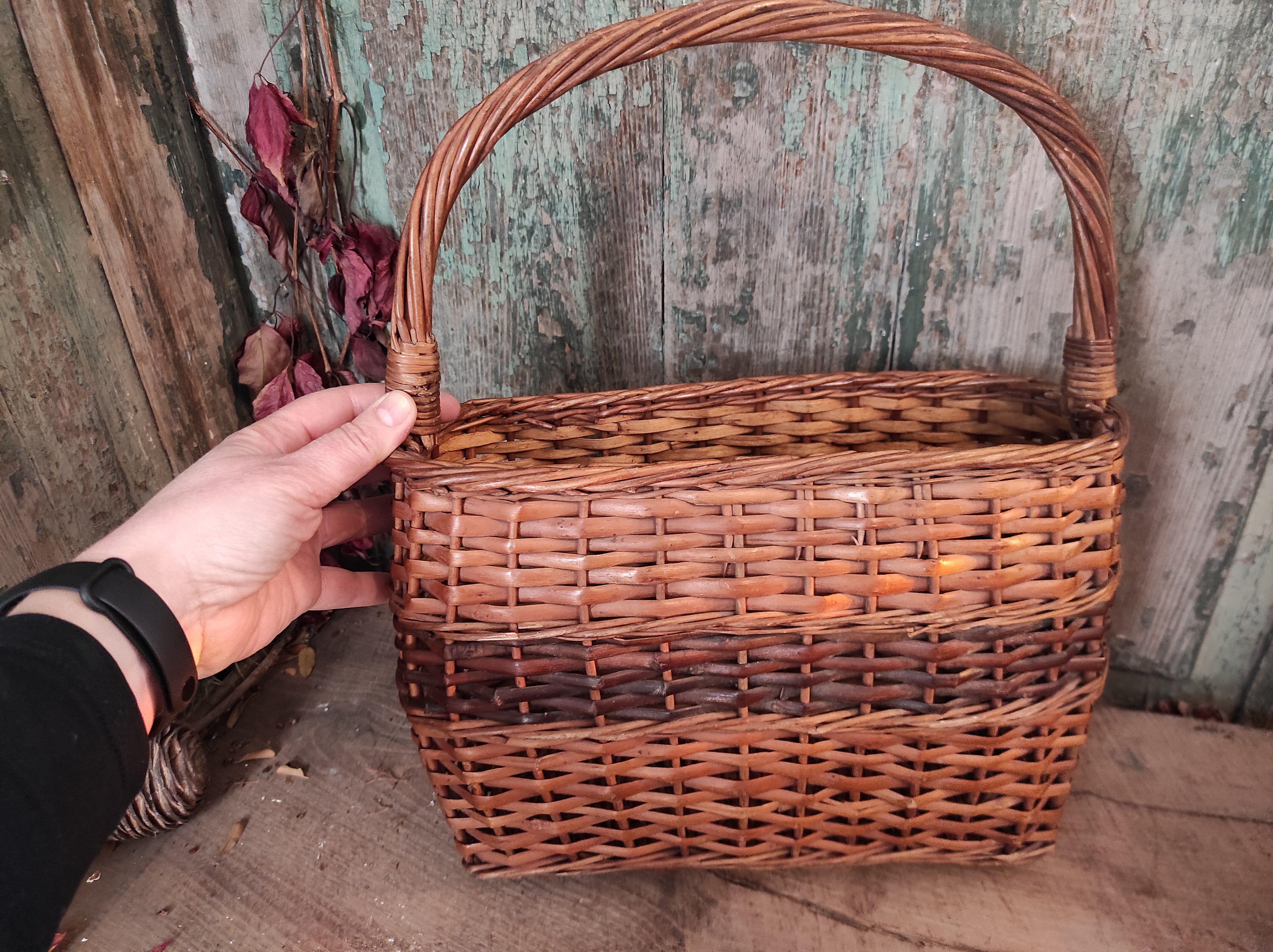 Vintage French basket