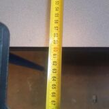 Multicolored dining table and chairs 80s