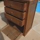 Antique upholsterer furniture with 3 drawers and a false drawer door – Completely restored