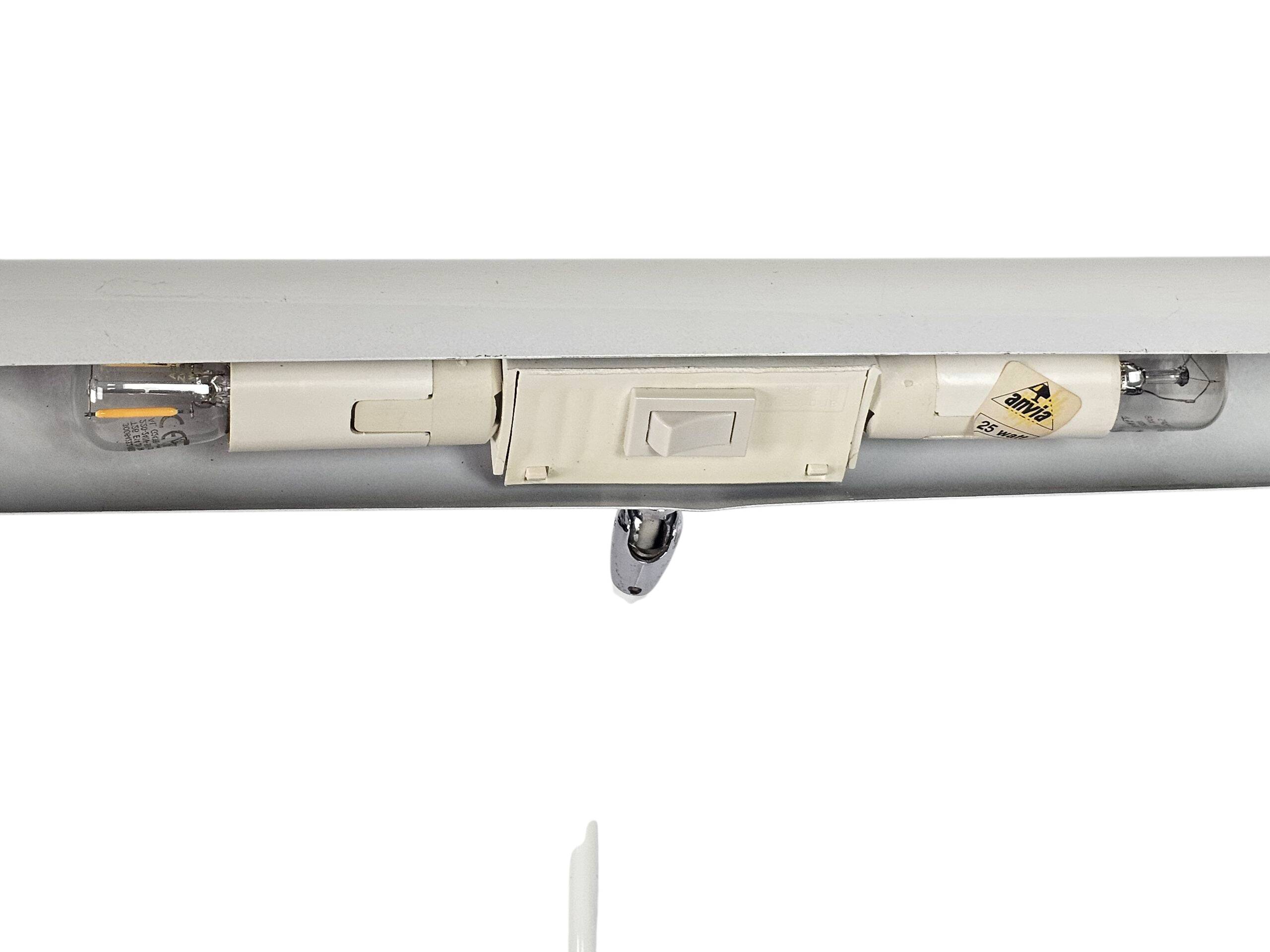 Anvia - Piano / Desk lamp - pendant lamp - white - metal - 1960's