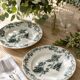4 ironstone plates A. Lebacqz & M. Bouchart Richelieu model