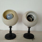 Pair of design wall lights 1970