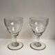 Lot of 5 small 50s/60s crystal glasses