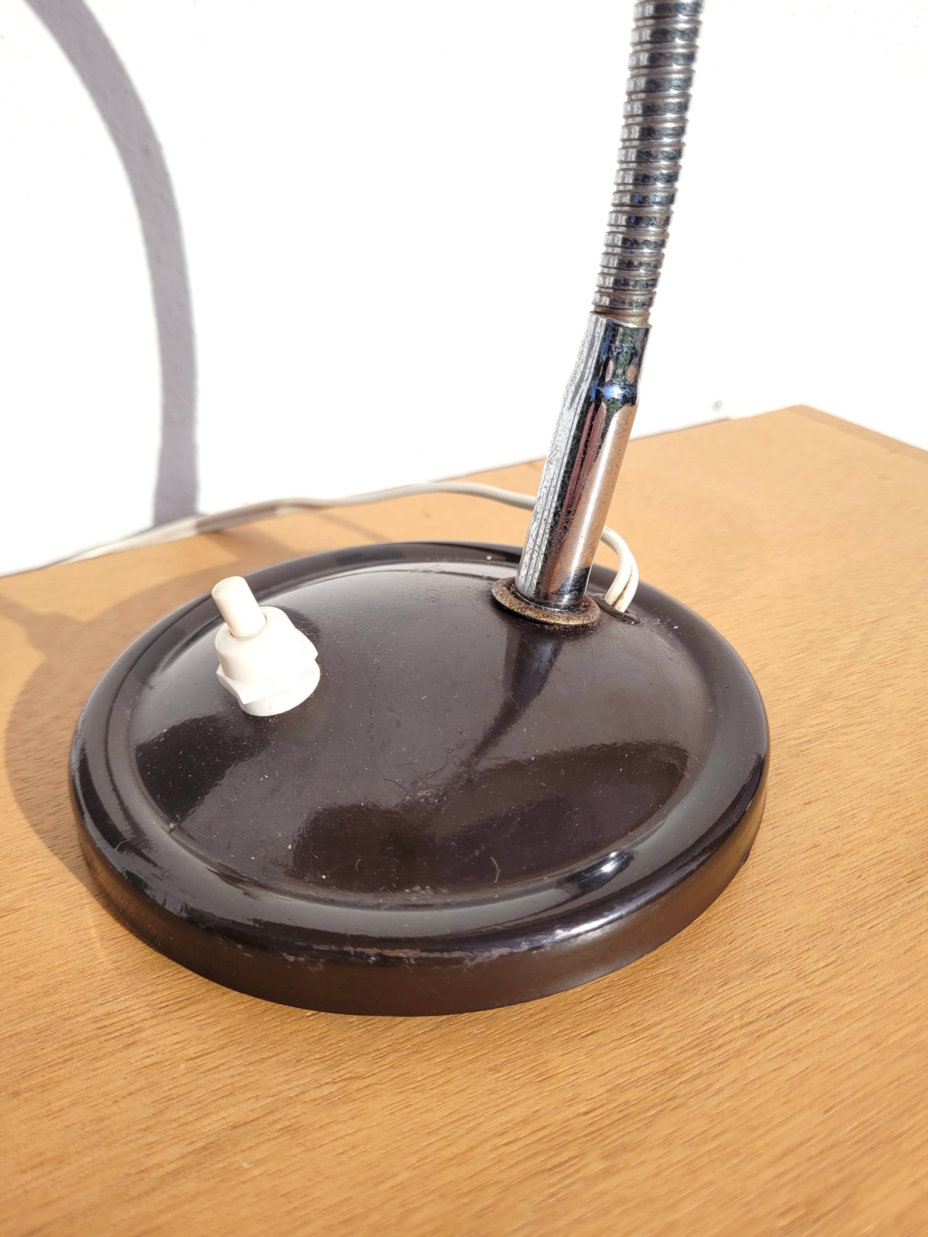 Vintage brown flexible lamp 70s