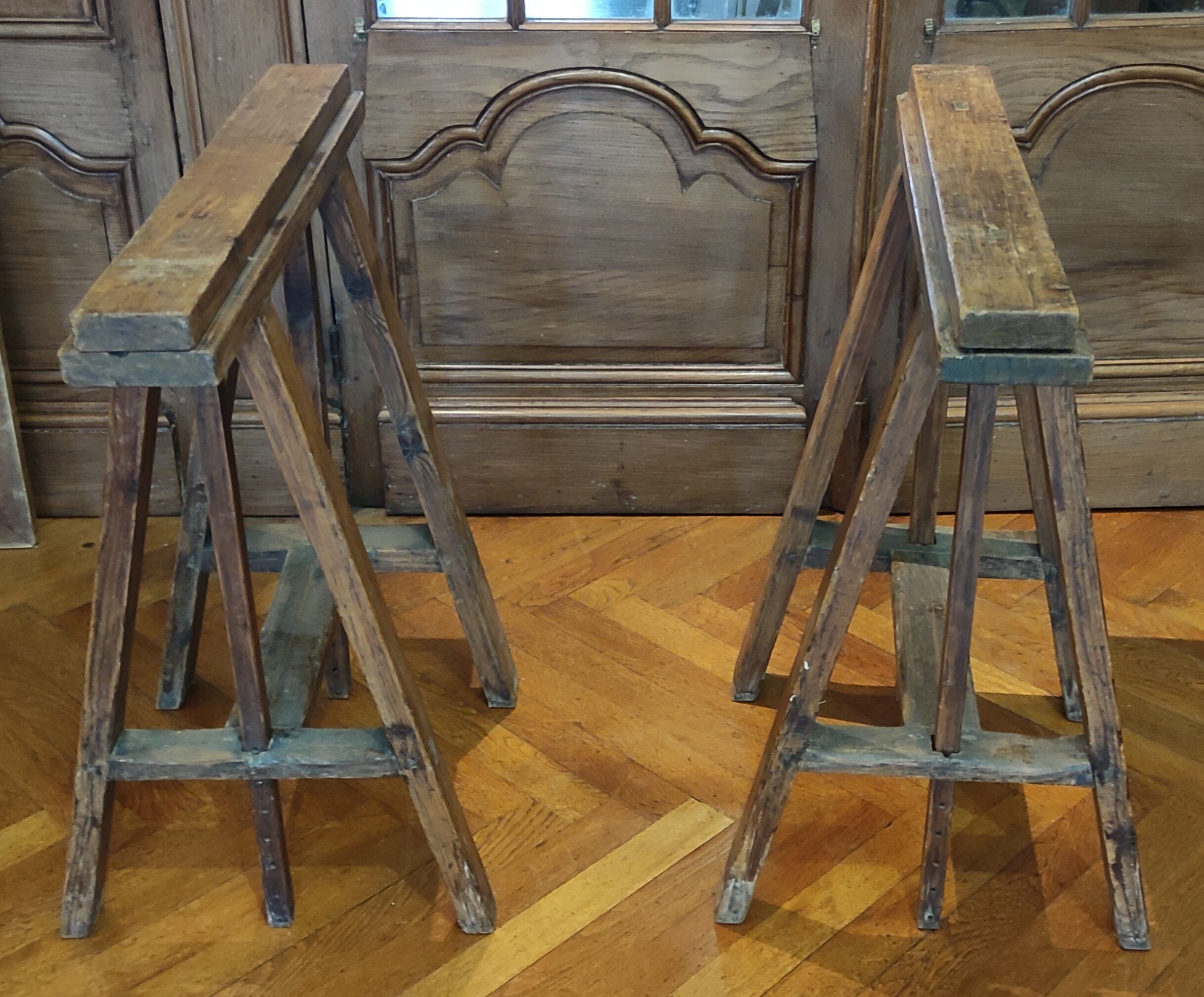 Old architect's table in 3 parts