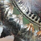 Metallic wall lamp