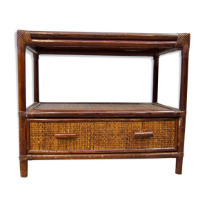 Table d'appoint en rotin