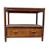 Table d'appoint en rotin