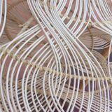 XXL rattan pendant light Natural rattan light