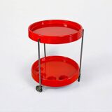 Vintage Serving Trolley with Bottle Holder by Dal Vera Italy, 1970s