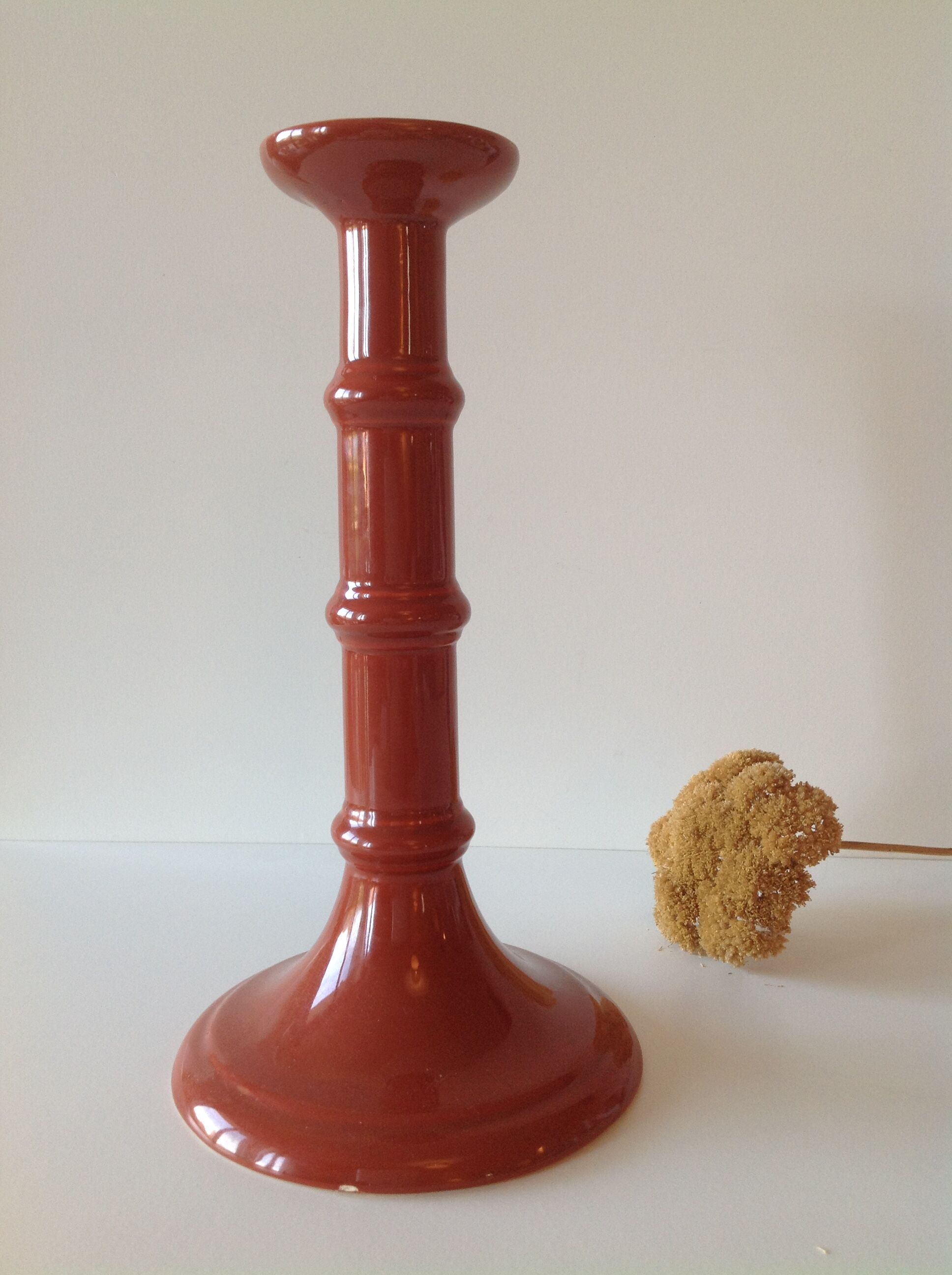 Ceramic candleholder