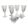6 Saint-Louis crystal water glasses | Tarn model | 1960s