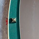 Vintage asymmetrical mirror  55X24cm