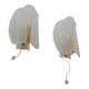 Wall sconces by Carl Fagerlund for Orrefors 1970s