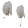 Wall sconces by Carl Fagerlund for Orrefors 1970s