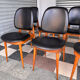 Set of 10 Pegase Baumann chairs